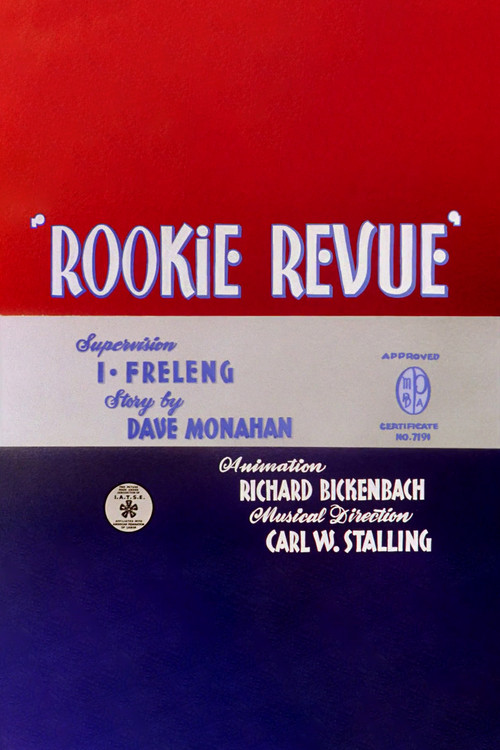 Movie poster for Rookie Revue (1941)