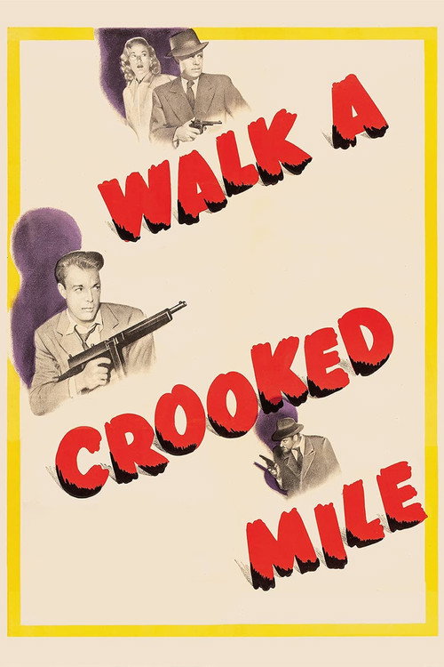 Movie poster for Walk a Crooked Mile (1948)