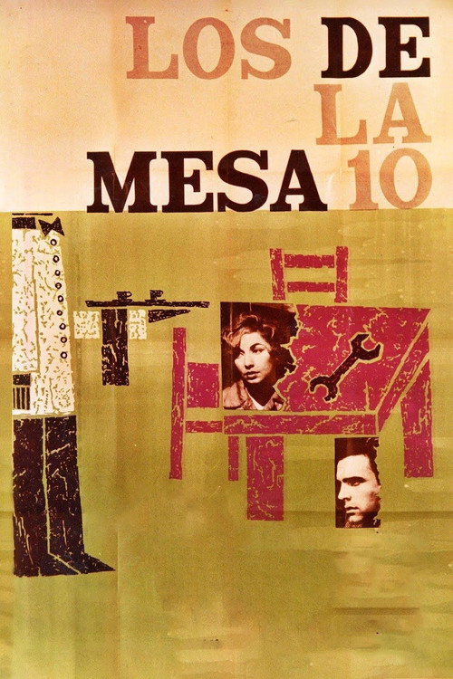 Movie poster for Los de la mesa 10 (1960)