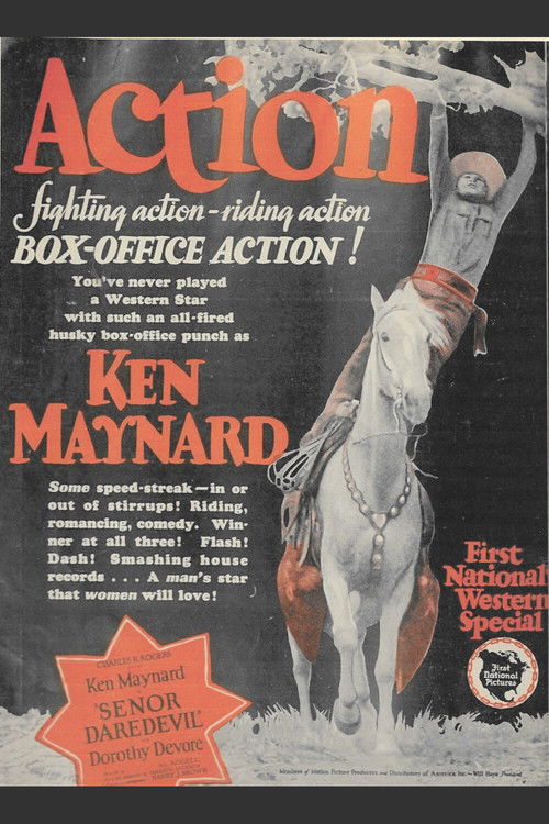 Movie poster for Senor Daredevil (1926)