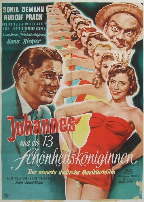 Movie poster for Johannes und die 13 Schönheitsköniginnen (1951)