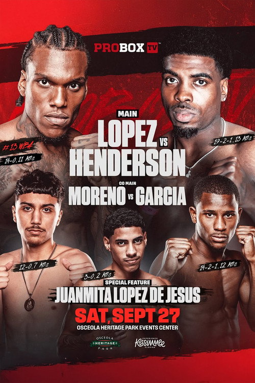 Movie poster for Najee Lopez vs. Kalvin Henderson (2025)
