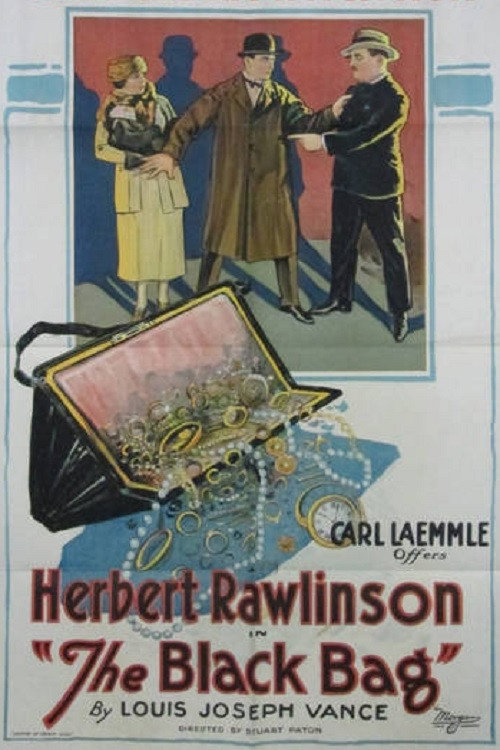Movie poster for The Black Bag (1922)