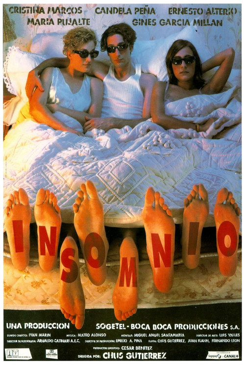 Movie poster for Sleepless in Madrid (1998)
