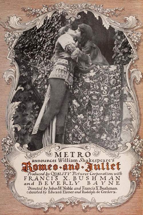 Movie poster for Romeo and Juliet (1916)
