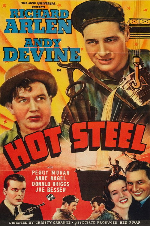 Movie poster for Hot Steel (1940)