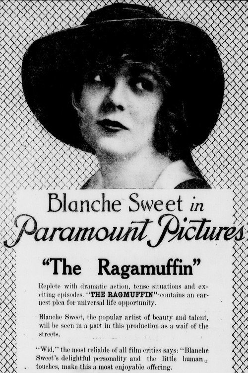 Movie poster for The Ragamuffin (1916)