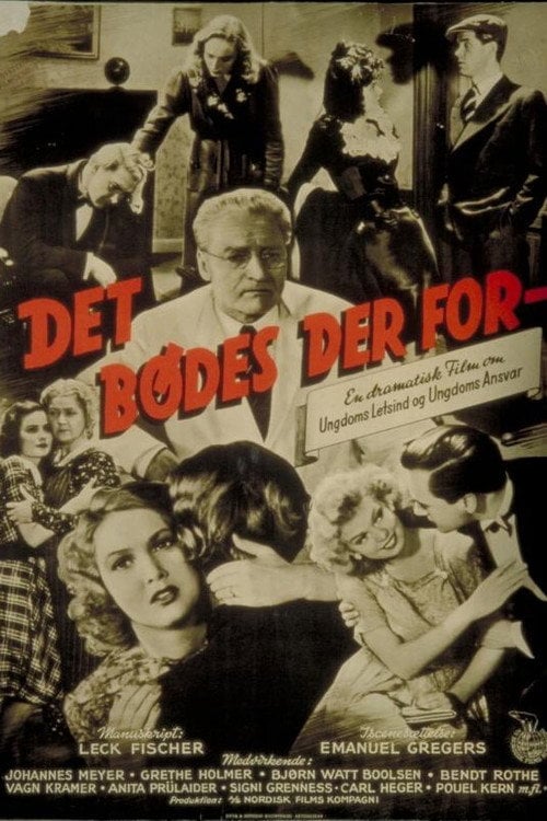 Movie poster for Det bødes der for (1944)