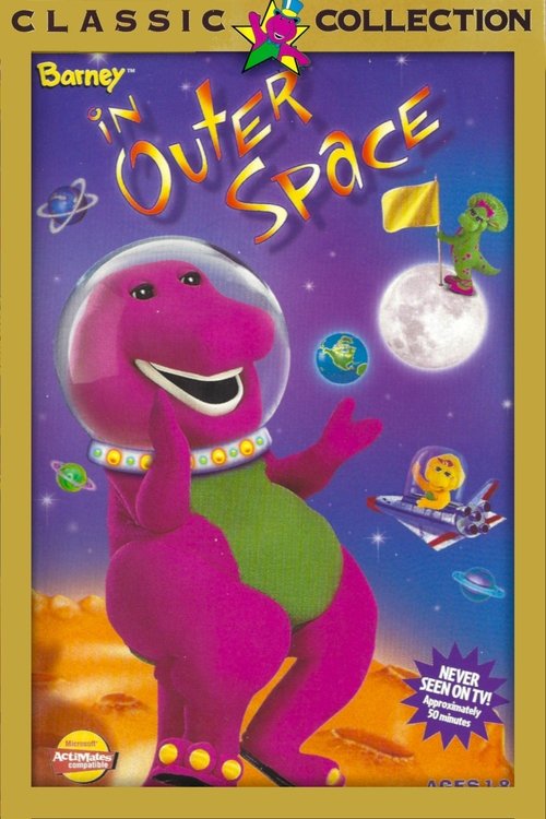 Movie poster for Barney in Outer Space (1998)