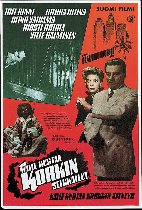 Movie poster for Kalle-Kustaa Korkin seikkailut (1949)