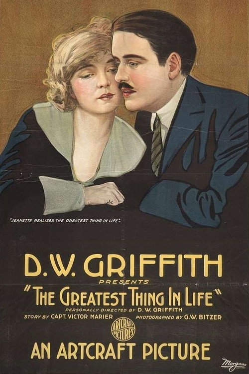 Movie poster for The Greatest Thing in Life (1918)