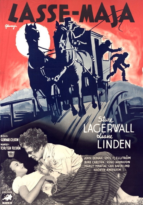 Movie poster for Lasse-Maja (1941)