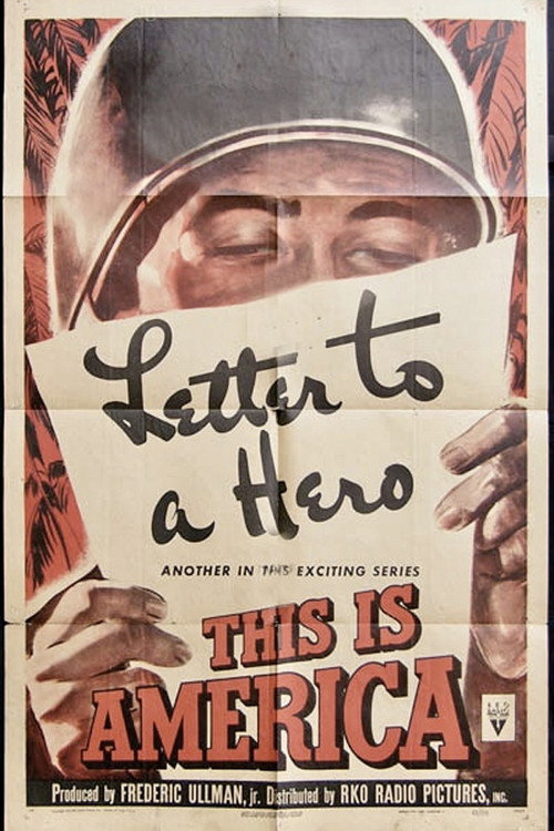 Movie poster for Letter to a Hero (1943)