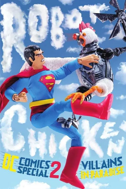 Movie poster for Robot Chicken DC Comics Special II: Villains in Paradise (2014)