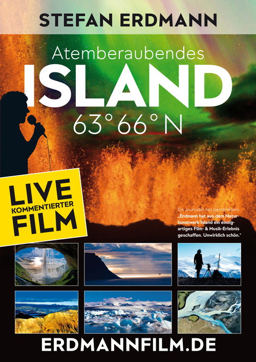 Movie poster for ISLAND 63° 66° N - Atemberaubend faszinierend (2016)