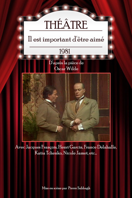 Movie poster for Il est important d'être aimé (1981)