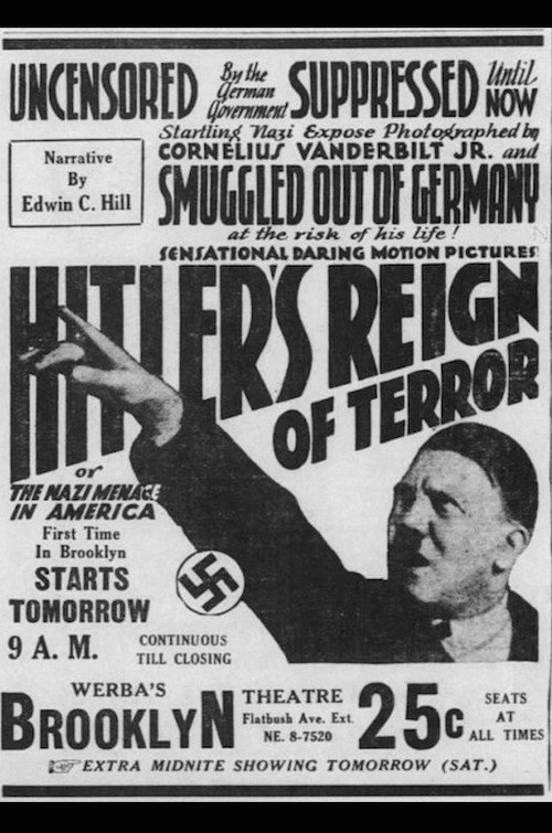 Movie poster for Hitler's Reign of Terror (1934)