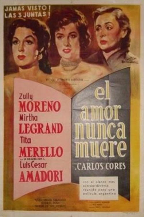 Movie poster for Love Never Dies (1955)