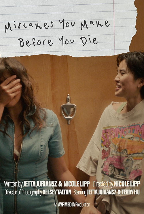 Movie poster for Mistakes You Make Before You Die (2024)