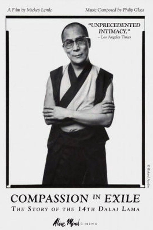Movie poster for Compassion in Exile: The Story of the 14th Dalai Lama (1993)