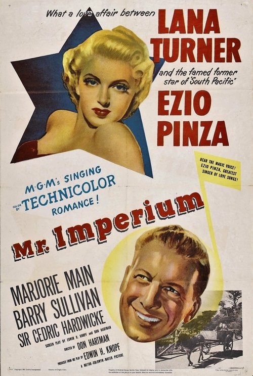 Movie poster for Mr. Imperium (1951)