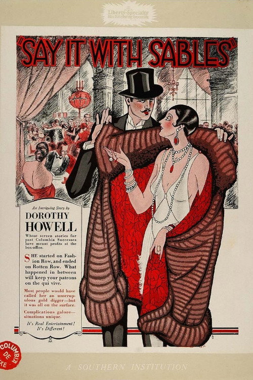 Movie poster for Say It with Sables (1928)