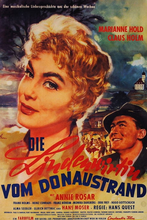 Movie poster for Die Lindenwirtin vom Donaustrand (1957)