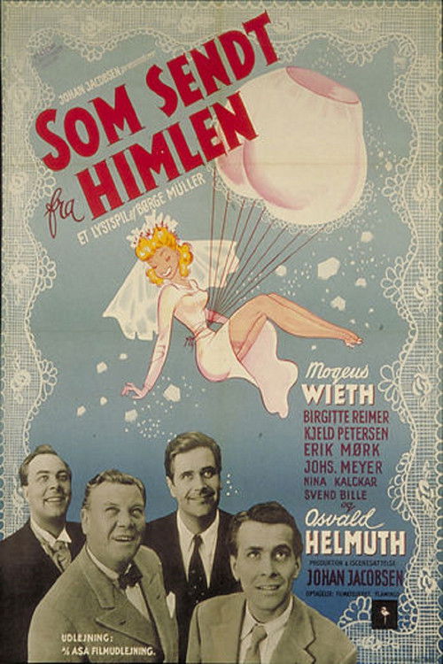 Movie poster for Som sendt fra himlen (1951)
