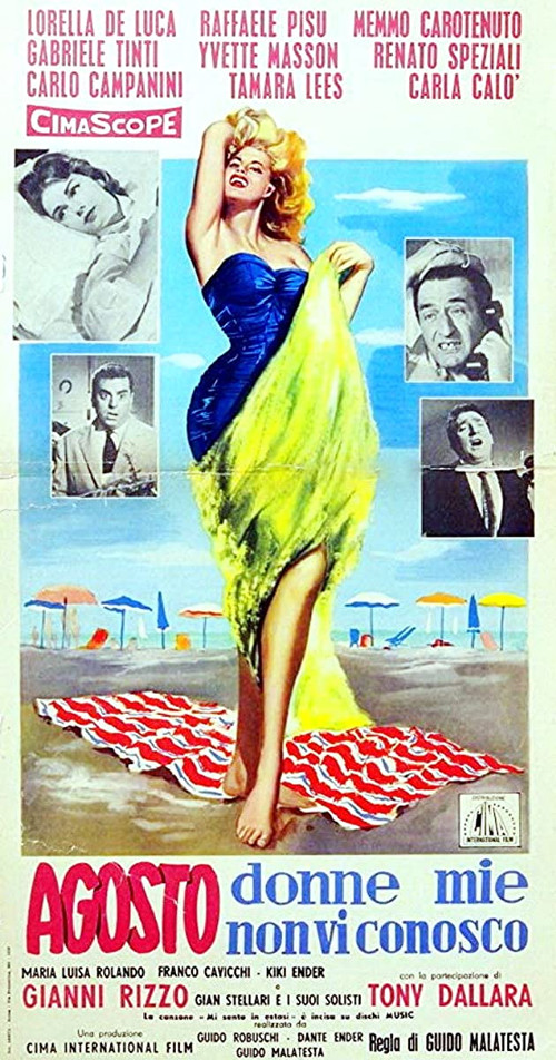 Movie poster for Agosto, donne mie non vi conosco (1959)