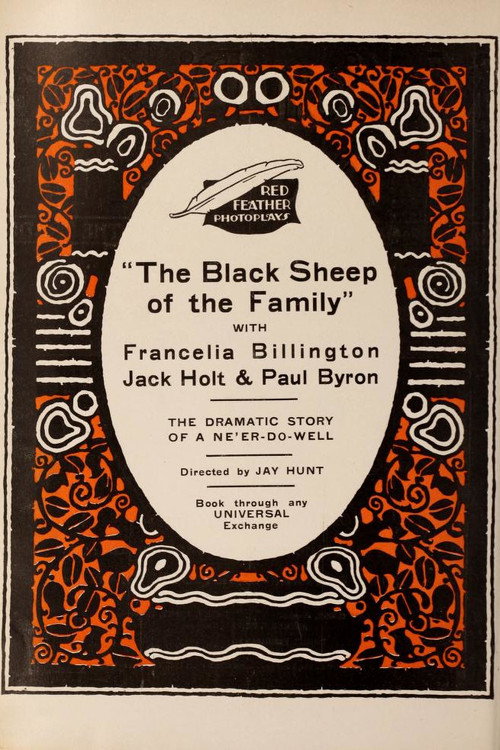 Movie poster for The Black Sheep of the Family (1916)