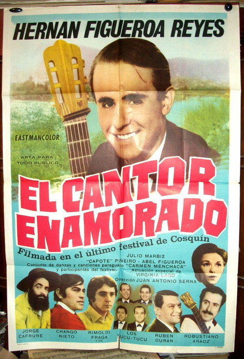 Movie poster for El cantor enamorado (1969)