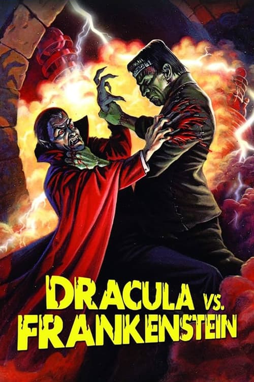 Movie poster for Dracula vs. Frankenstein (1971)