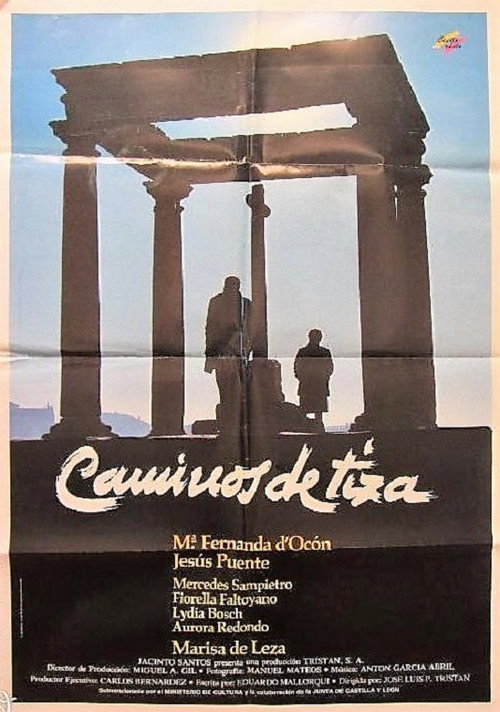 Movie poster for Caminos de tiza (1988)