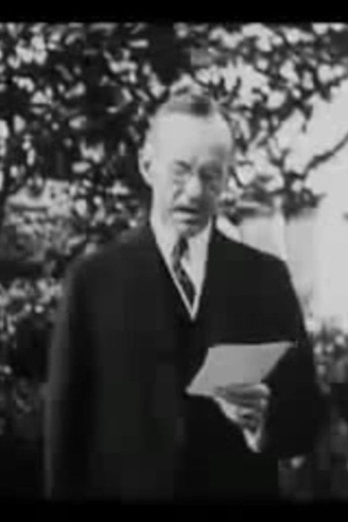 Movie poster for President Coolidge, Taken on the White House Grounds (1924)