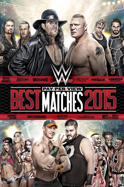 Movie poster for WWE Best Pay-Per-View Matches 2015 (2016)