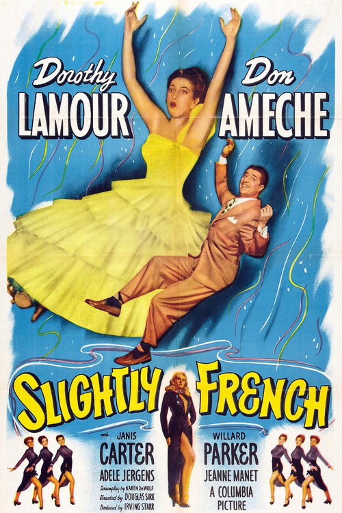 Movie poster for Slightly French (1949)