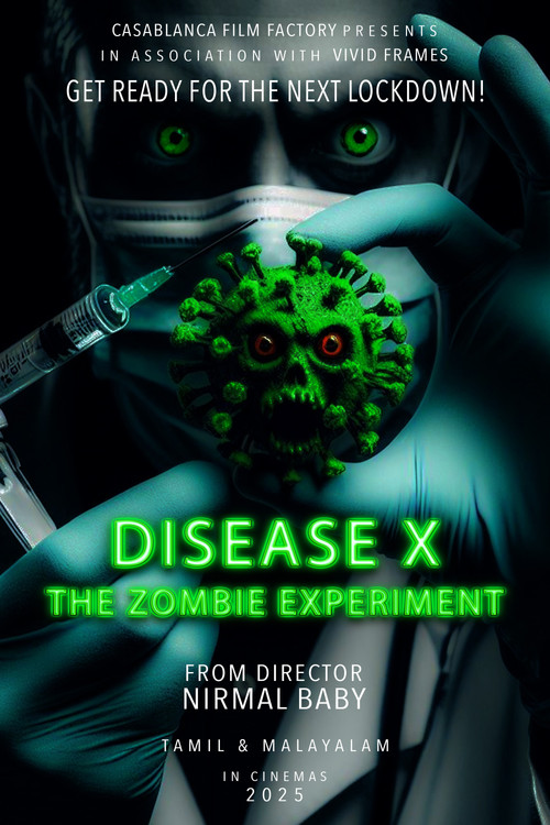 Movie poster for Disease X: The Zombie Experiment