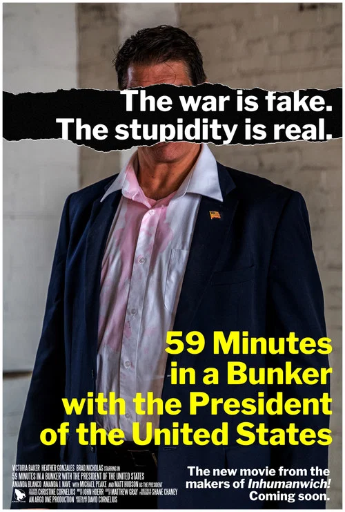 Movie poster for 59 Minutes in a Bunker with the President of the United States (2022)