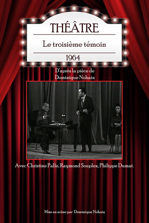 Movie poster for Le troisième témoin (1964)