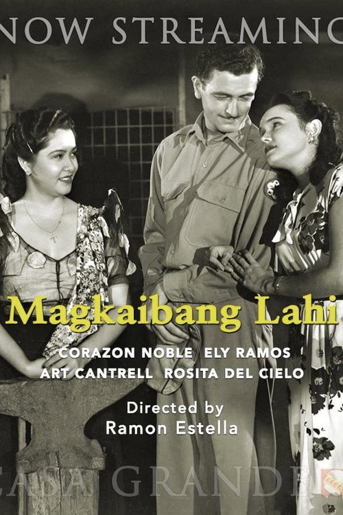 Movie poster for Magkaibang Lahi (1947)