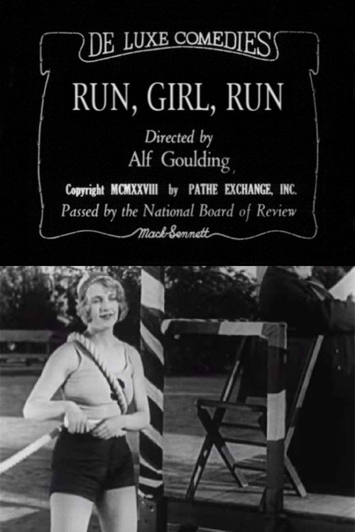 Movie poster for Run, Girl, Run (1928)