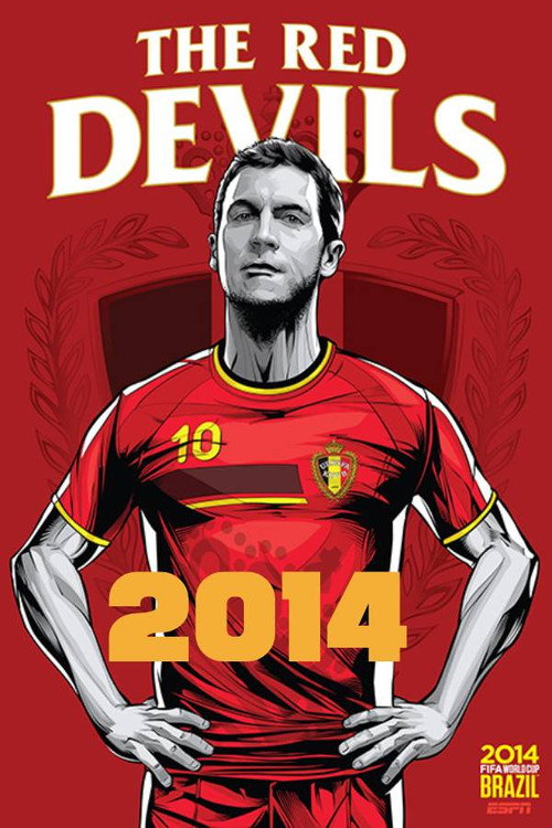 Movie poster for WK 2014: De ontbolstering van een gouden generatie bij de Rode Duivels (2019)