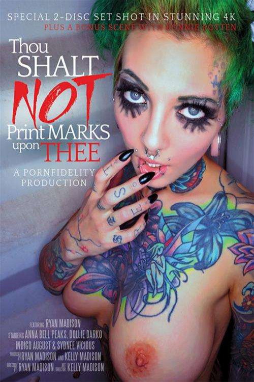 Movie poster for Thou Shalt Not Print Marks Upon Thee (2016)