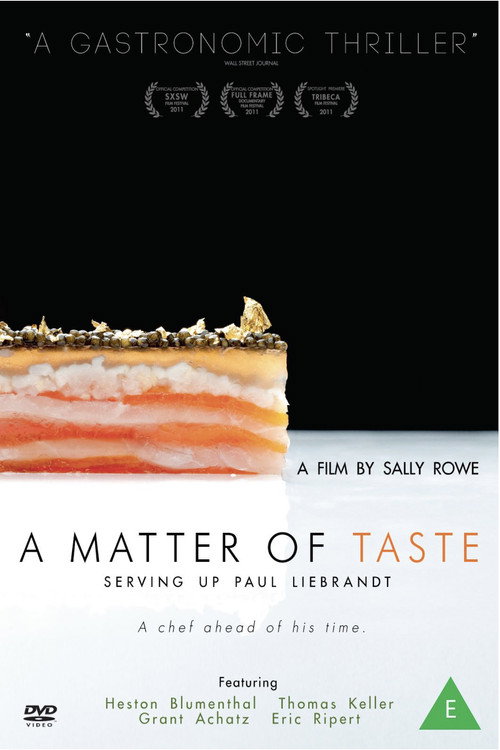 Movie poster for A Matter of Taste: Serving Up Paul Liebrandt (2011)