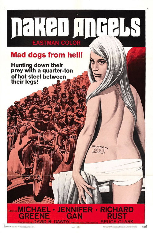 Movie poster for Naked Angels (1969)