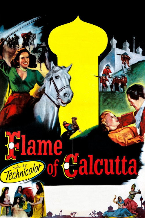Movie poster for Flame of Calcutta (1953)