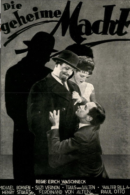 Movie poster for Die geheime Macht (1928)