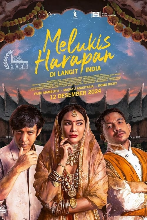 Movie poster for Melukis Harapan Di Langit India (2024)