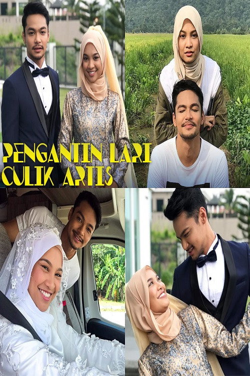 Movie poster for Pengantin Lari Culik Artis (2018)