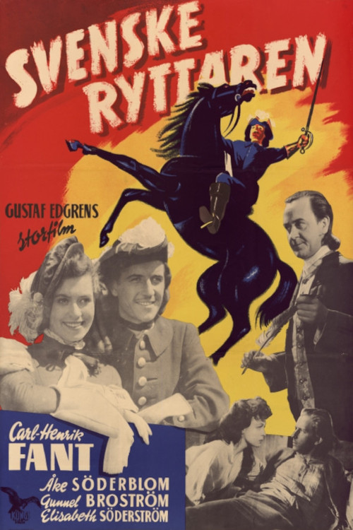 Movie poster for Svenske ryttaren (1949)